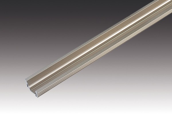 Reverse asymmetrical aluminium Milled profile I 24 mm
