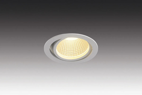 Flache, schwenkbare LED-Einbauleuchte SR 45-24V