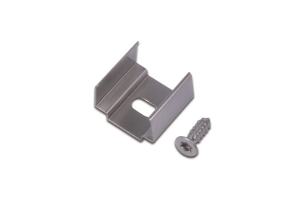 Clip de montaje perfil de superficie 15/8mm Metall