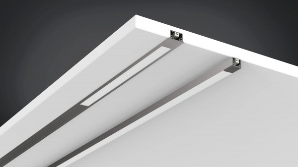 System-Linienleuchte mit homogenem Flächenlicht LED-2-Link Flood