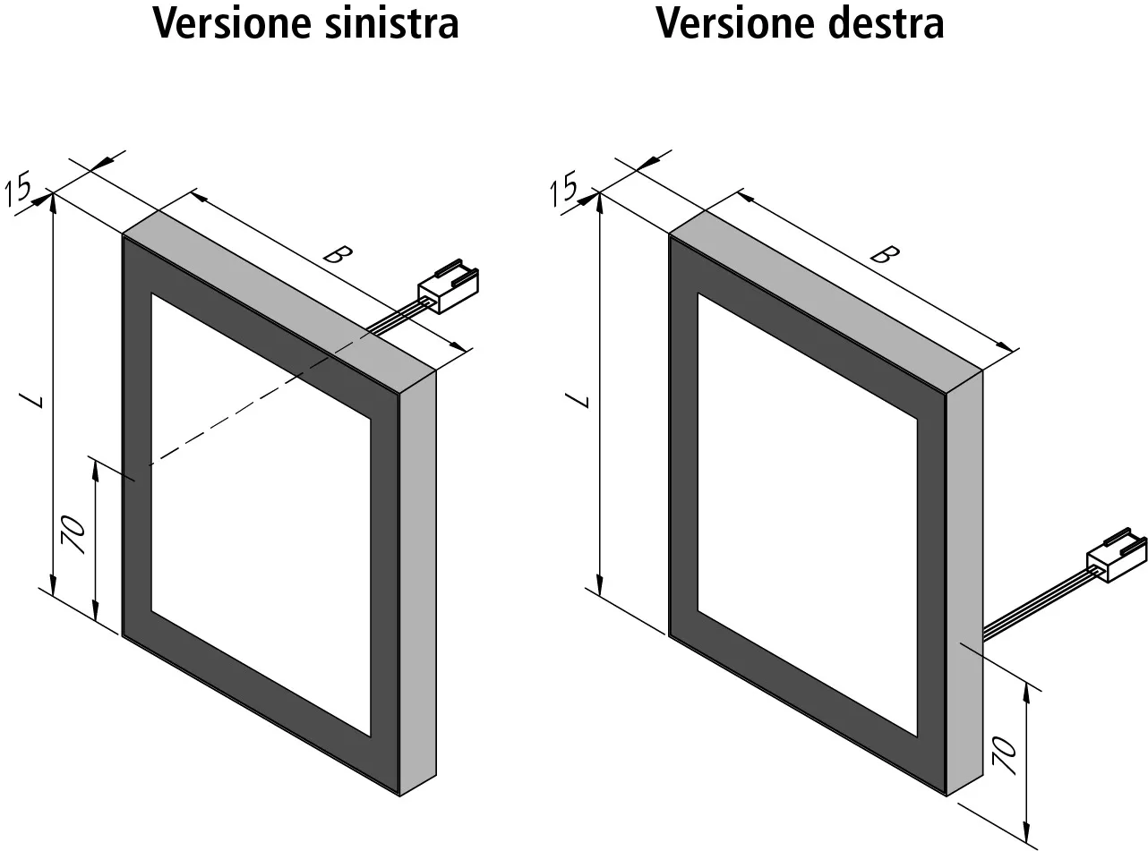 Anteprima: Custom-made light panel Panel W