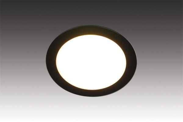 Flat metal recessed luminaire round with adjustable colour appearance Dynamic FAR 68