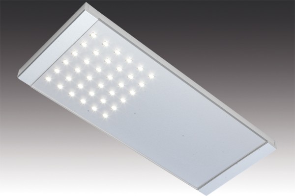 Powerful, design under cabinet luminaire with adjustable colour appearance Dynamic L-Pad