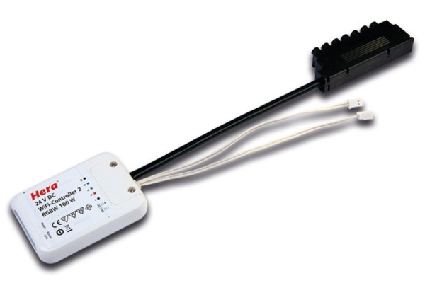 24V RGBW-Controller WiFi / Alexa  100W with 7-way distributor