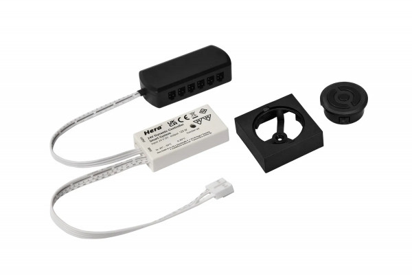24V Dynamic-Controller Smart System 120W inkl. Einbau-Funkfernbedienung schwarz