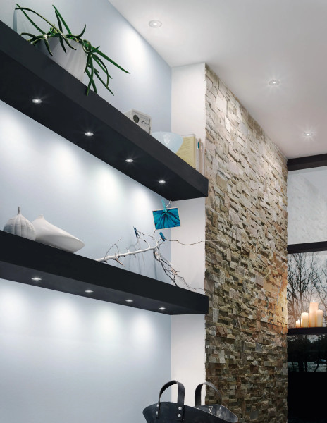 Flache LED-Einbauleuchte für die 35er/45er Bohrung AR 35F