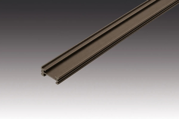 Milled power-track profile for das Wood-Track-System Wood-Track milled profile