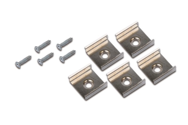 Mounting clip Tape L, set of 5