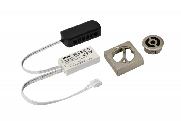 24V Dynamic-Controller Smart System 120W inkl. Einbau Funkfernbedienung edelstahloptik