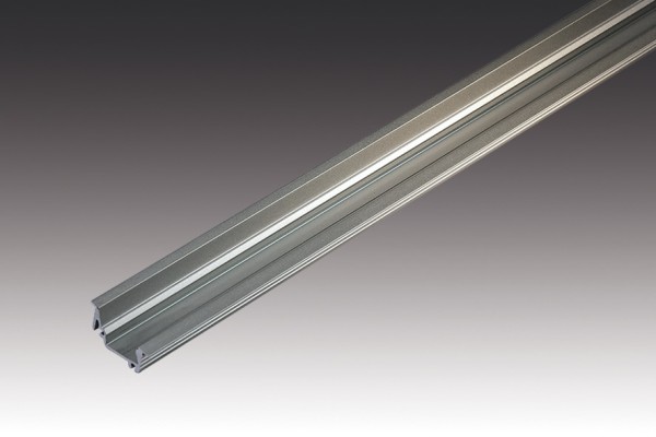 Reverse asymmetrical aluminium Milled profile I 24 mm