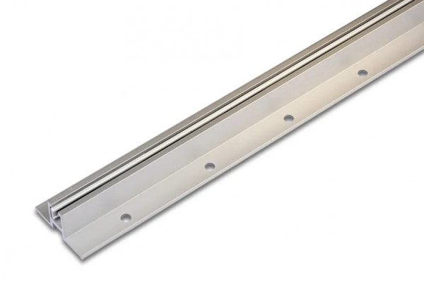 Riel ranurado PS Mini B 2000 mm aluminio anodizado + alimentación